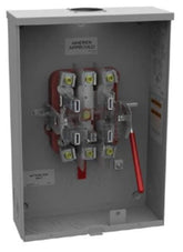 U9581-RL-QG-BLG-AEP - 5 Term RNGLS SML Hub Open Quadplex GND LVR Byps 7-8 In BRL LCK GRD With BRKT Prov American Electric Power